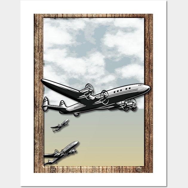 Airplane Design Wall Art by Alvd Design